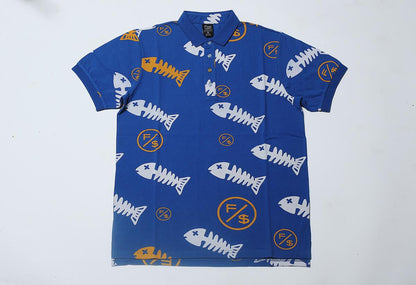 Fishscale Polo (Blue)