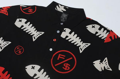 Fishscale Polo (Black)