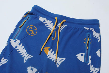 Fishscale Shorts (Blue)