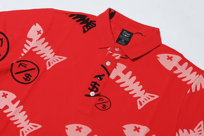 Fishscale Polo (Red)