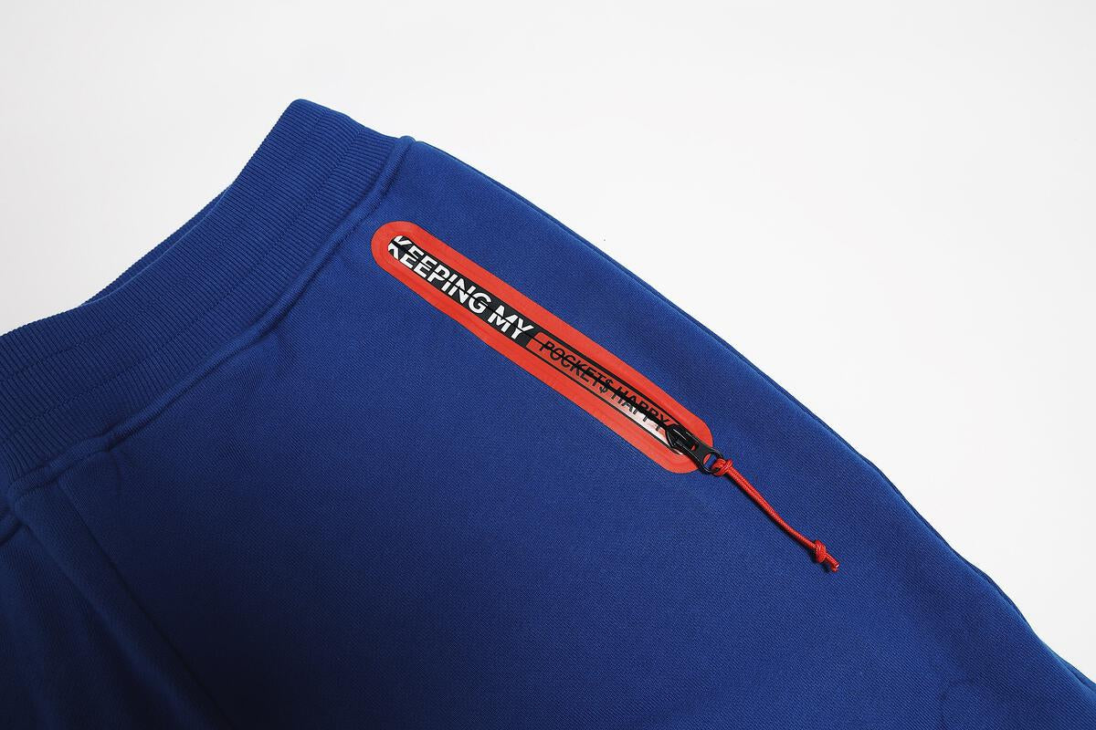 Happy Pockets Fleece Joggers (Blue)