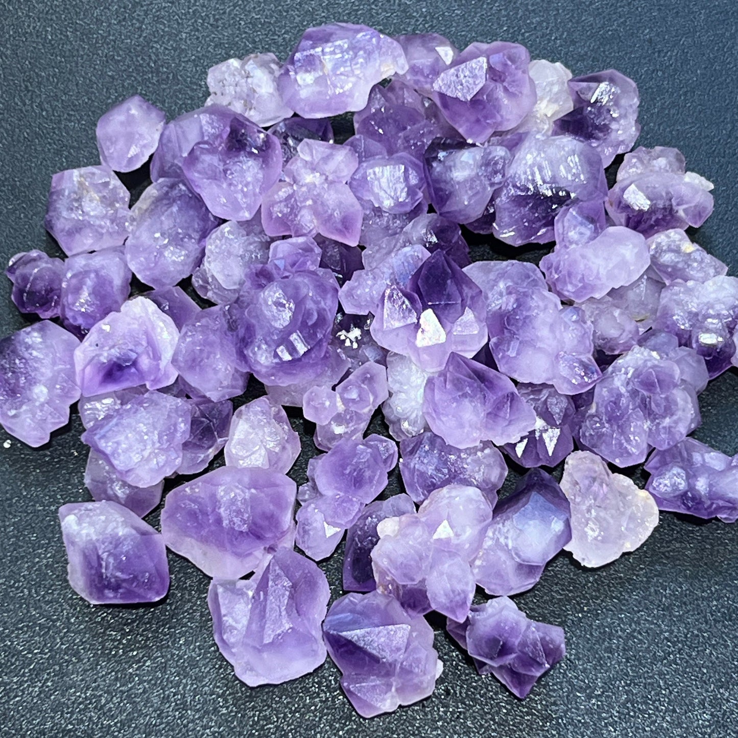 Amethyst Mini Crystal Clusters (1/2 lb)(8 oz) Half Pound Bulk Wholesale Lot Raw Gemstones Healing Crystals And Stones