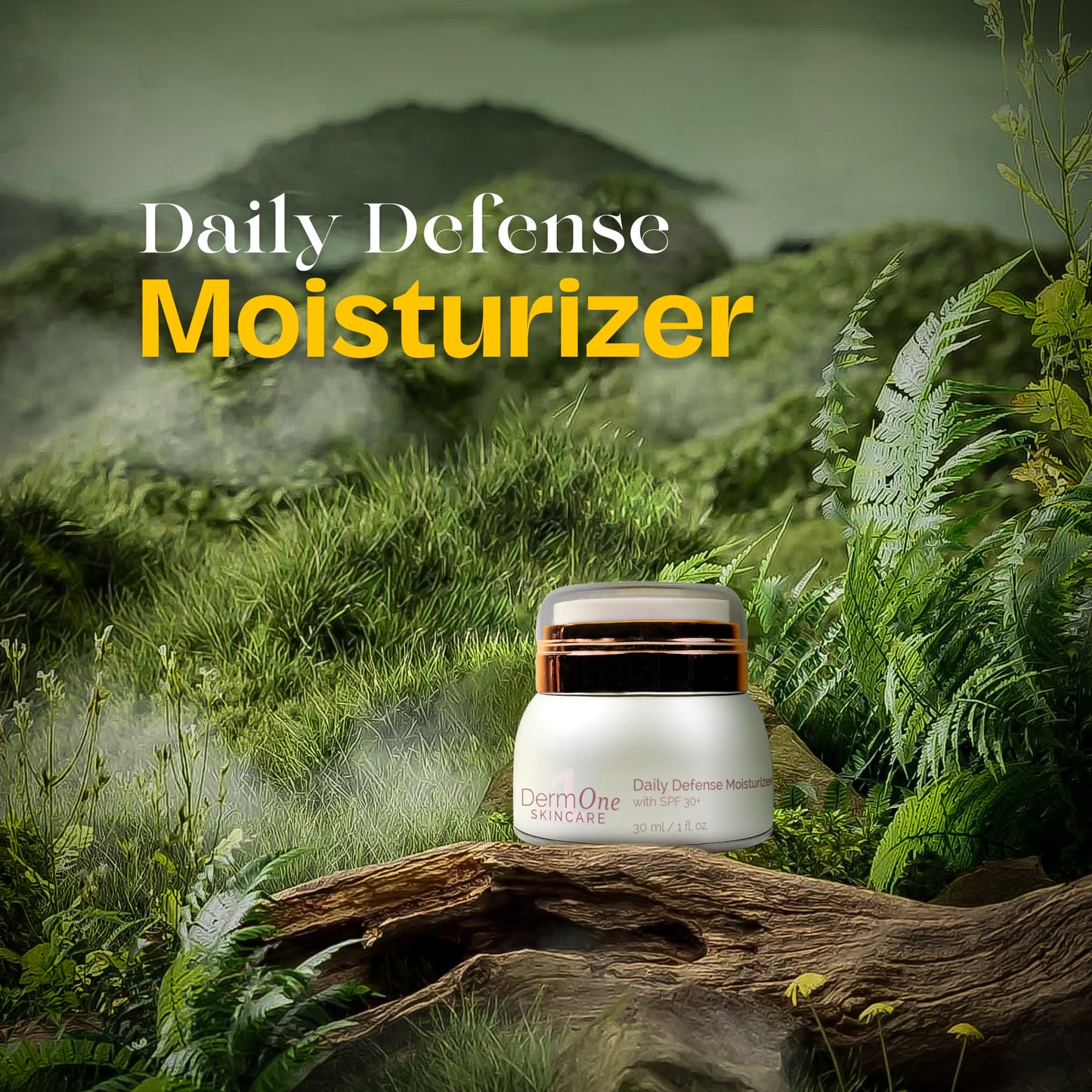 Derm #1 Daily Defense Moisturizer with SPF 30 - 1oz