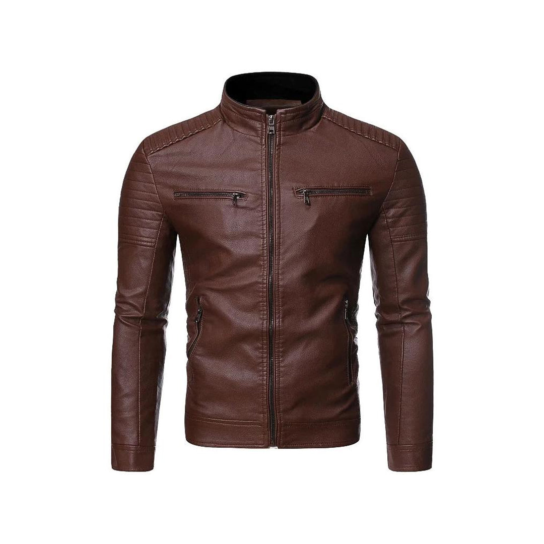 Austin Slim Fit Leather Jacket