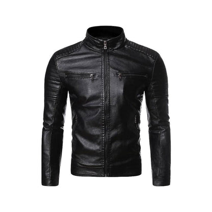 Austin Slim Fit Leather Jacket