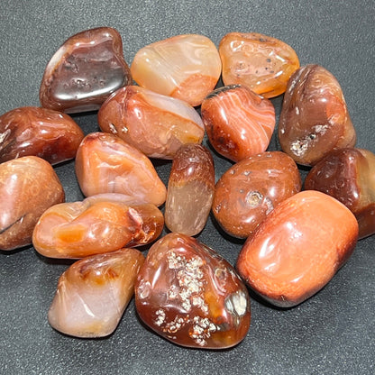 Carnelian Red Agate Large Tumbled (1 Kilo)(2.2 LBs) Bulk Wholesale Lot Polished Natural Gemstones Healing Crystals And Stones