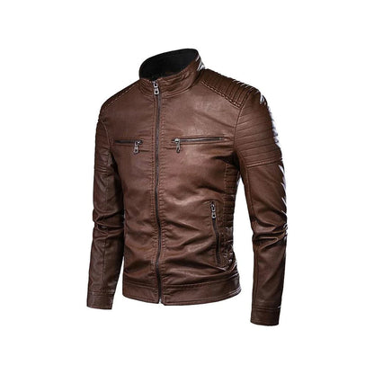 Austin Slim Fit Leather Jacket