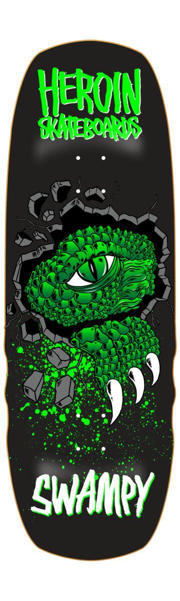 Heroin Swampy Alligator Shovel Deck 10.5