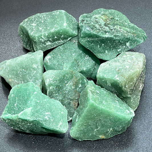 Green Quartz Large Crystal Rough (3 pcs) Raw Gemstones