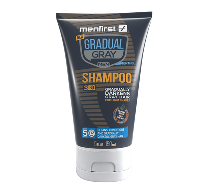 Menfirst Gradual Gray - 3-in-1 Shampoo - 1 Pack - 5 Oz