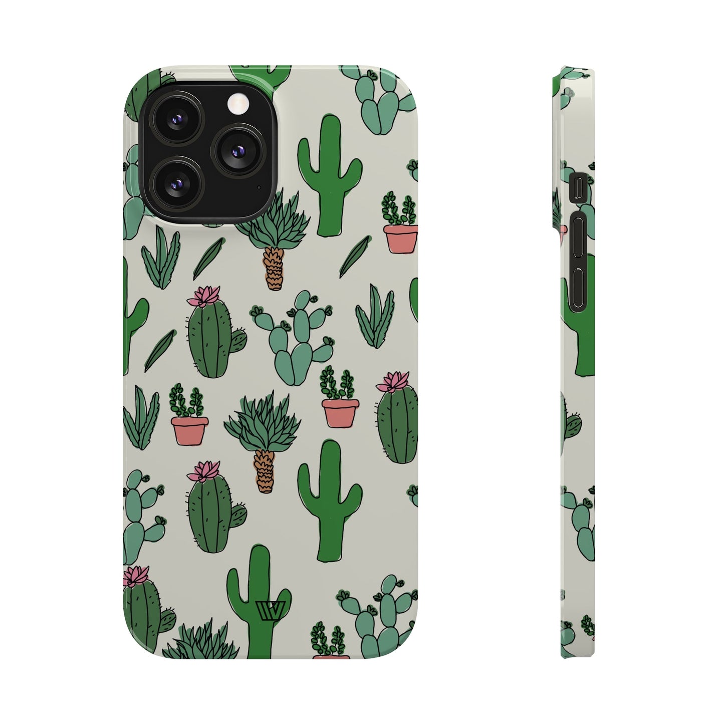 CACTUS DOODLES | Slim iPhone Case