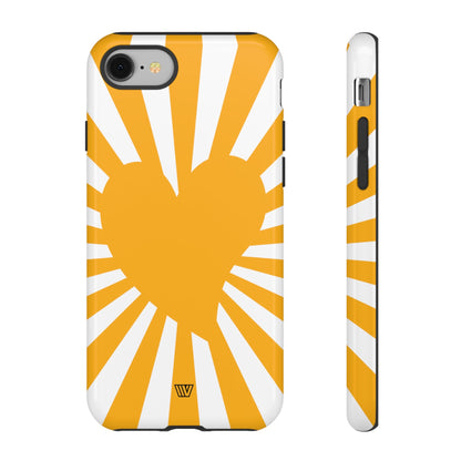 HEART SUN RAYS | Tough Phone Case