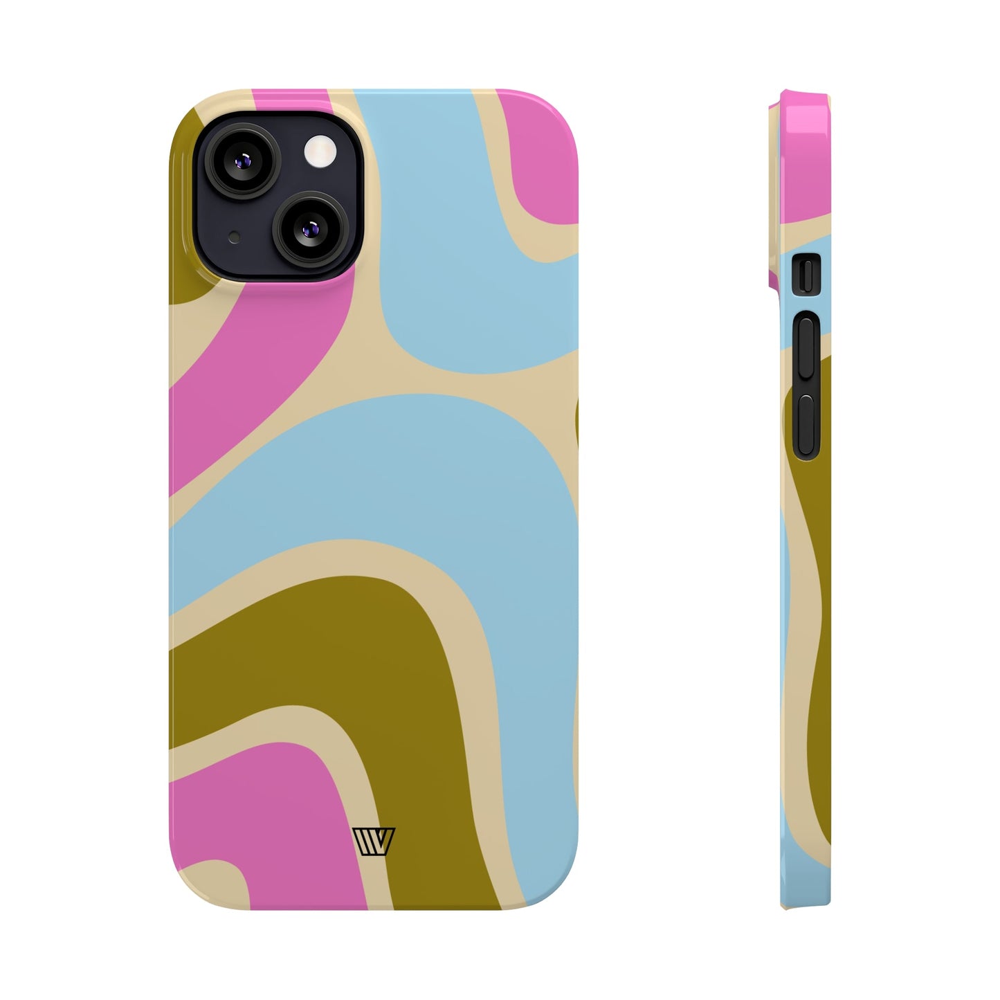 LARGE GROOVY WAVES | Slim iPhone Case