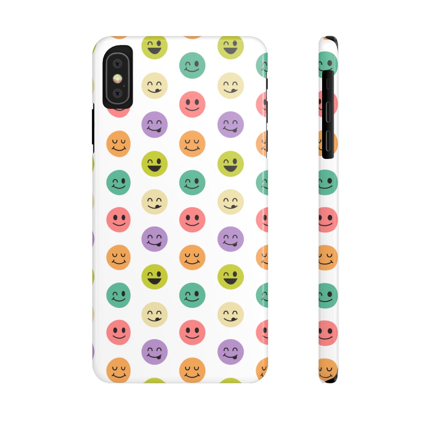 SMILEY FACE PATTERN | Slim iPhone Case