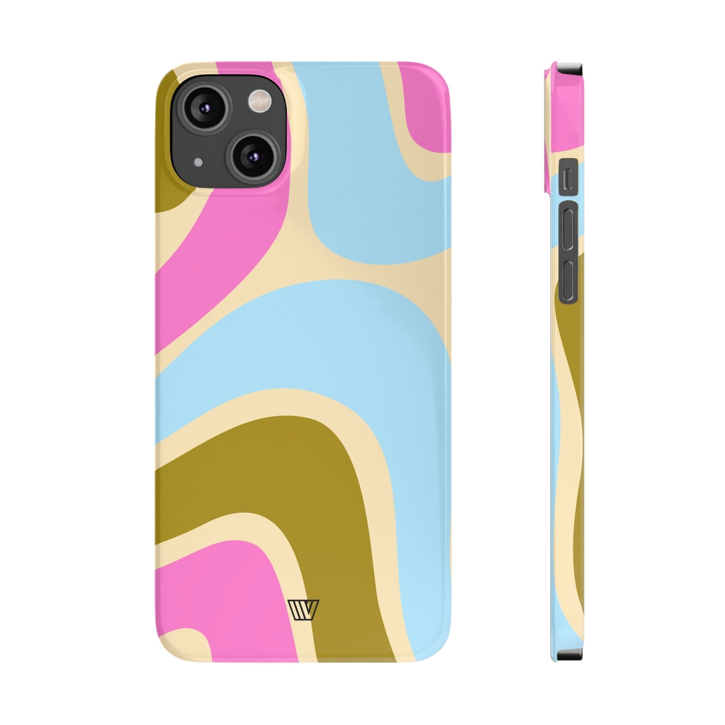 LARGE GROOVY WAVES | Slim iPhone Case