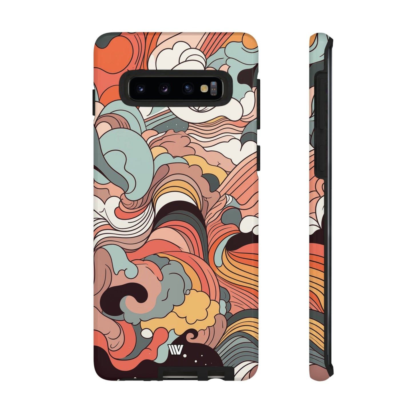 ABSTRACT DOODLE CLOUDS | Tough Phone Case