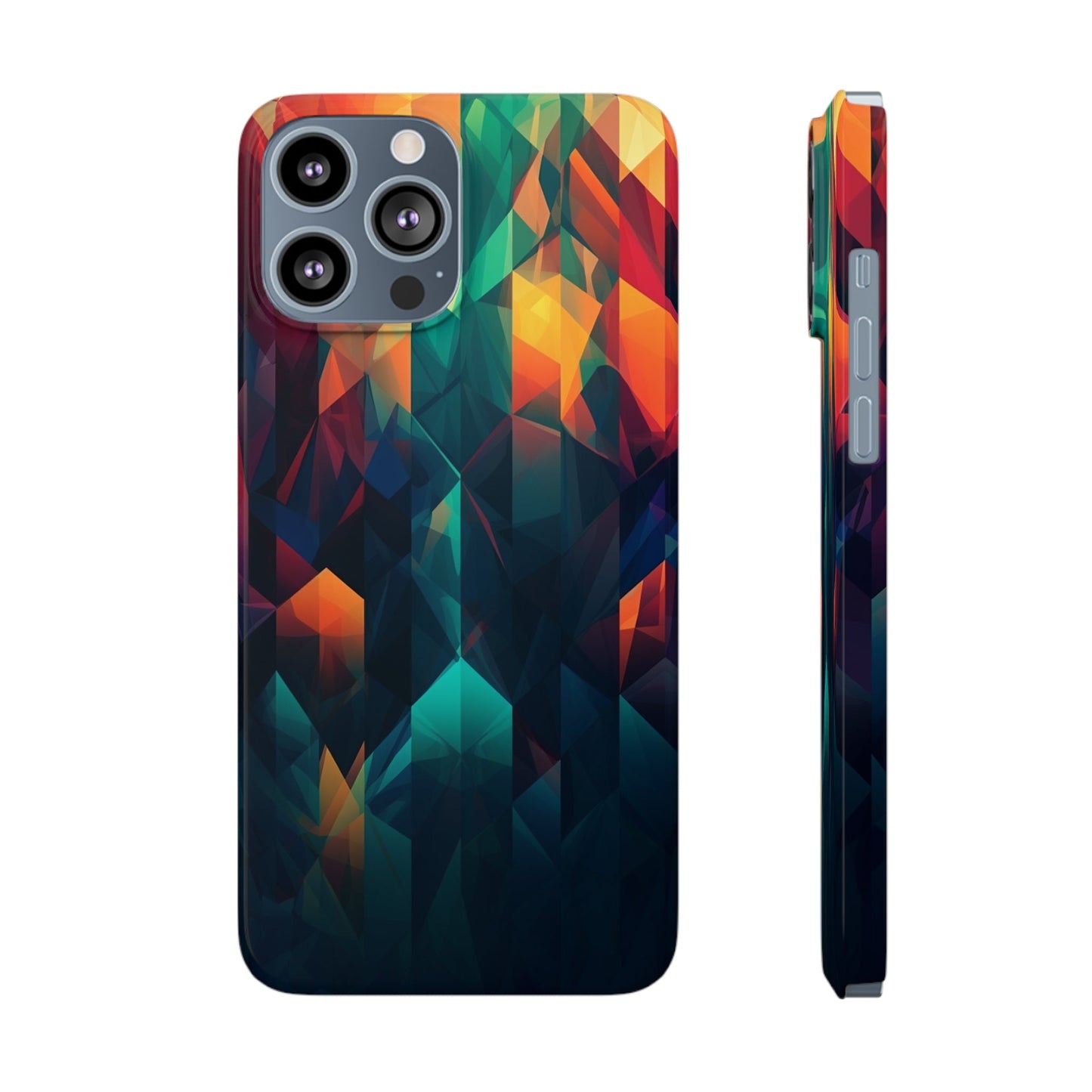 COLORFUL ABSTRACT GEOMETRY | Slim iPhone Case