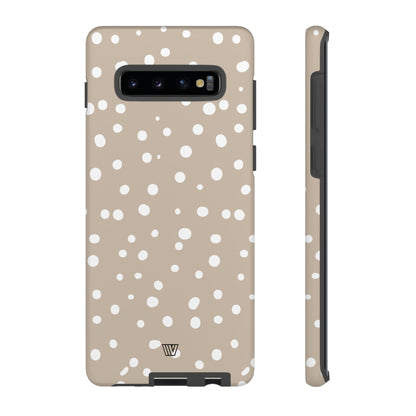 BEIGE DOTS | Tough Phone Case