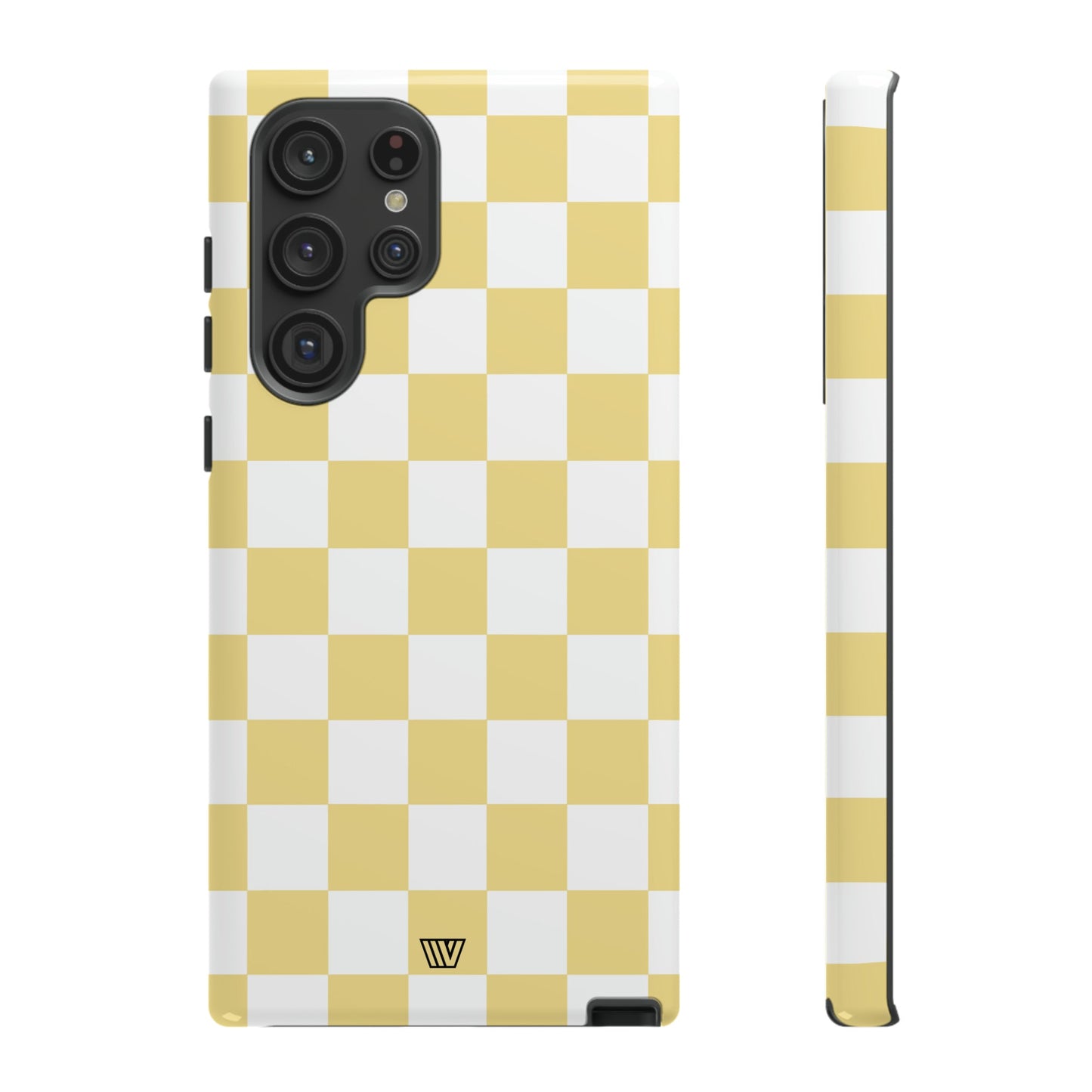 BANANA YELLOW CHECKERBOARD | Tough Phone Case