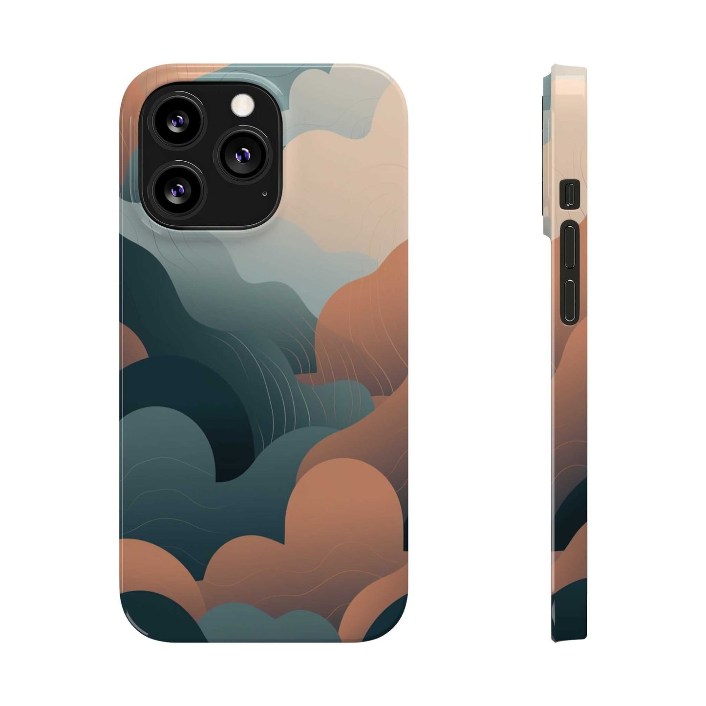 ABSTRACT FLUFFY CLOUDS | Slim iPhone Case