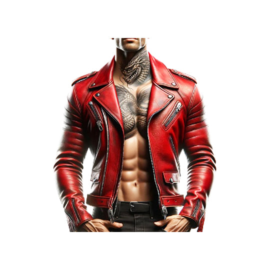 Red Dragon Leather Jacket