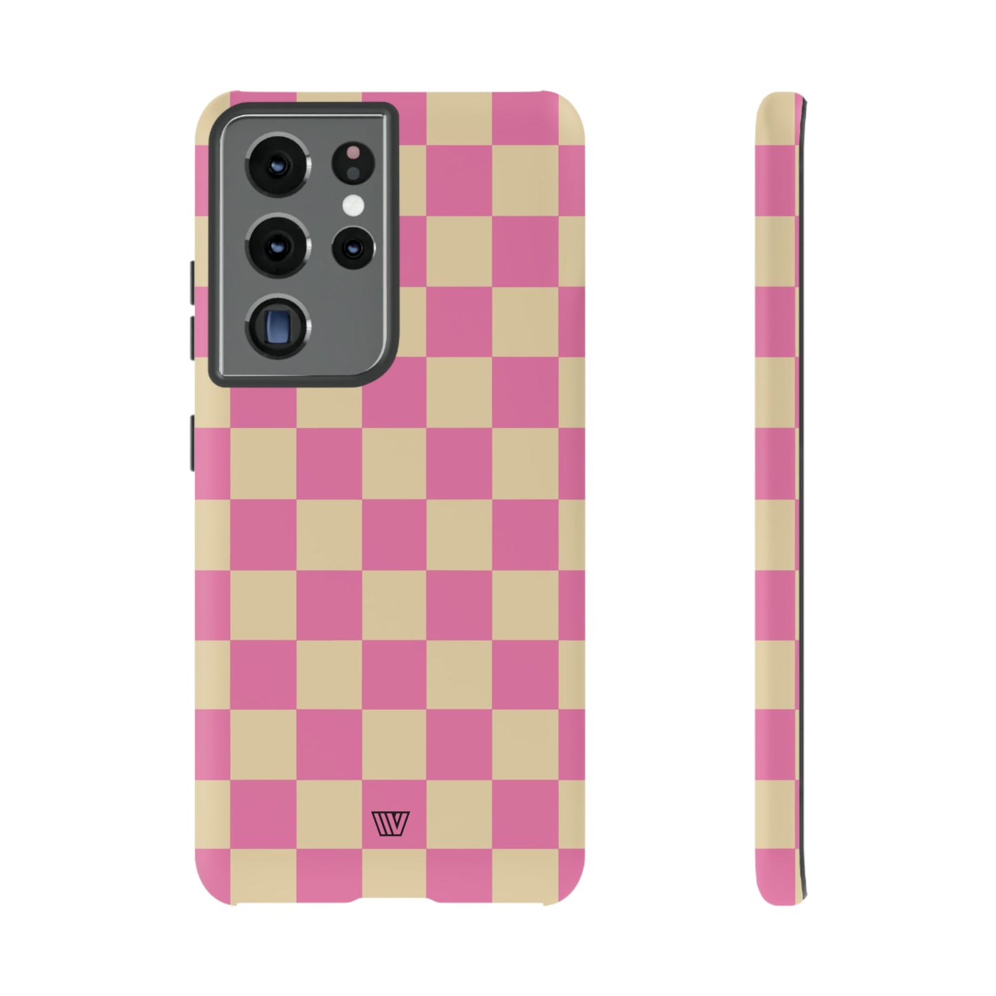 PINK TAN CHECKERBOARD | Tough Phone Case