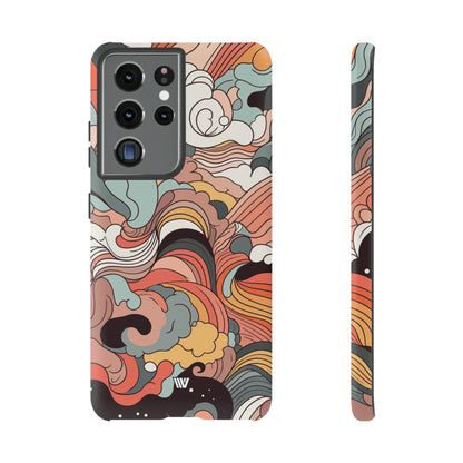 ABSTRACT DOODLE CLOUDS | Tough Phone Case