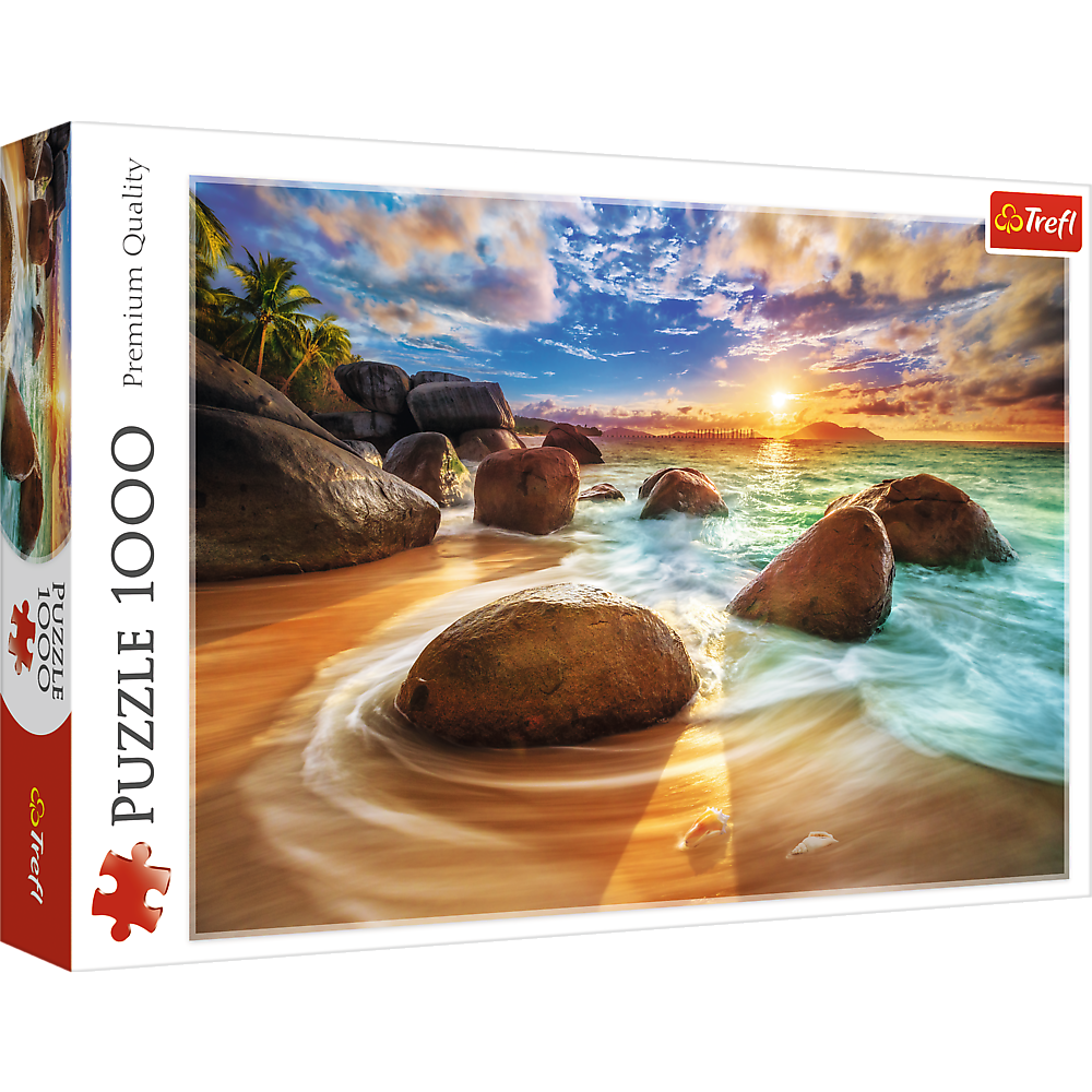 1000 Piece Jigsaw Puzzles, Samudra Beach, Puzzles of India, Paradise Puzzles, Adult Puzzles, Trefl 10461