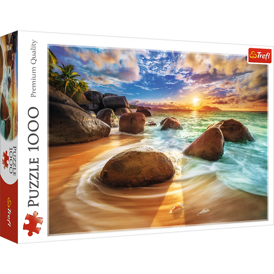 1000 Piece Jigsaw Puzzles, Samudra Beach, Puzzles of India, Paradise Puzzles, Adult Puzzles, Trefl 10461