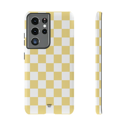 BANANA YELLOW CHECKERBOARD | Tough Phone Case