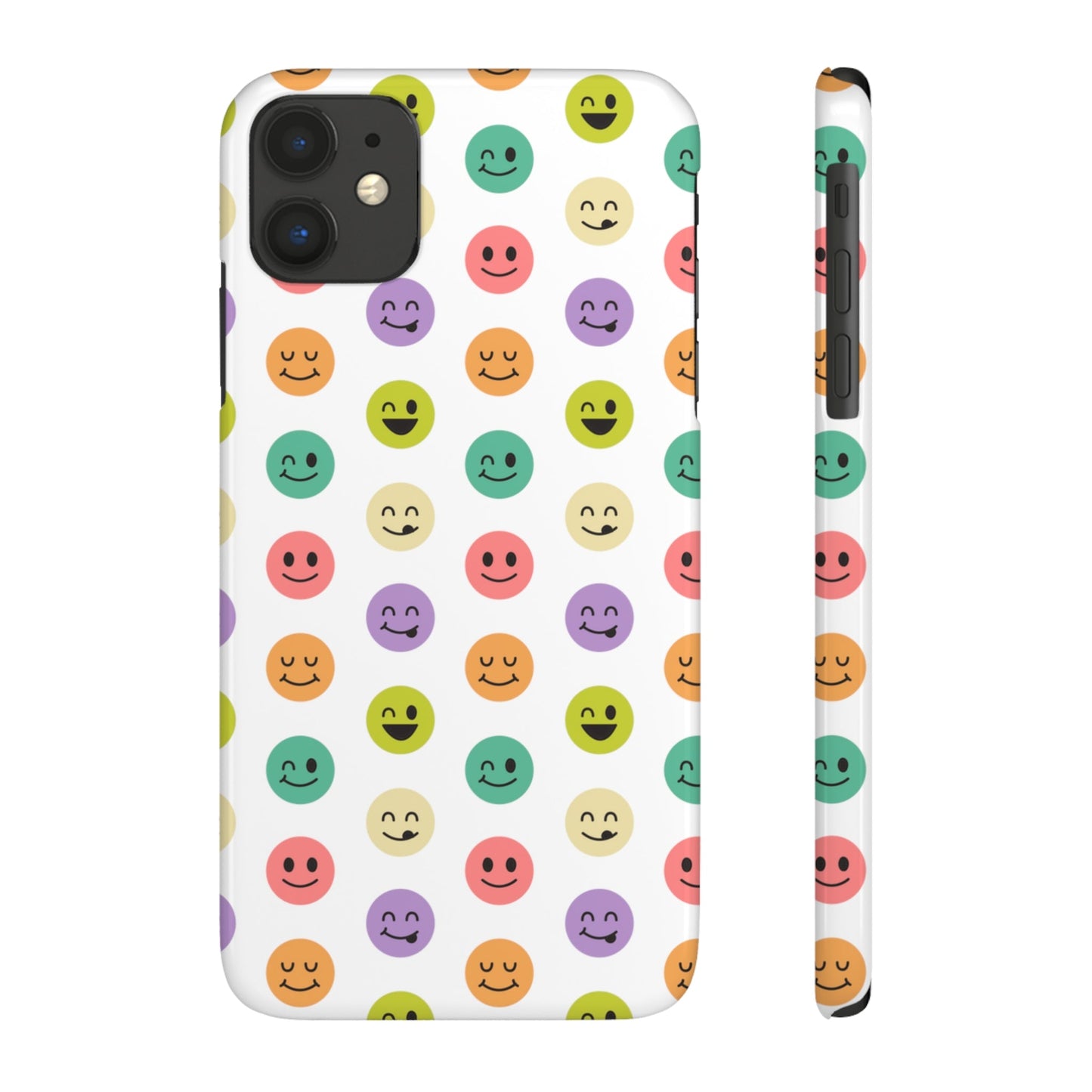 SMILEY FACE PATTERN | Slim iPhone Case