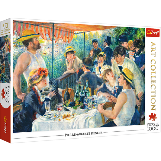 1000 Piece Jigsaw Puzzles, Luncheon of The Boating Party - Renoir, Still-Life Puzzle, Art Puzzles, Adult Puzzles, Trefl 10499