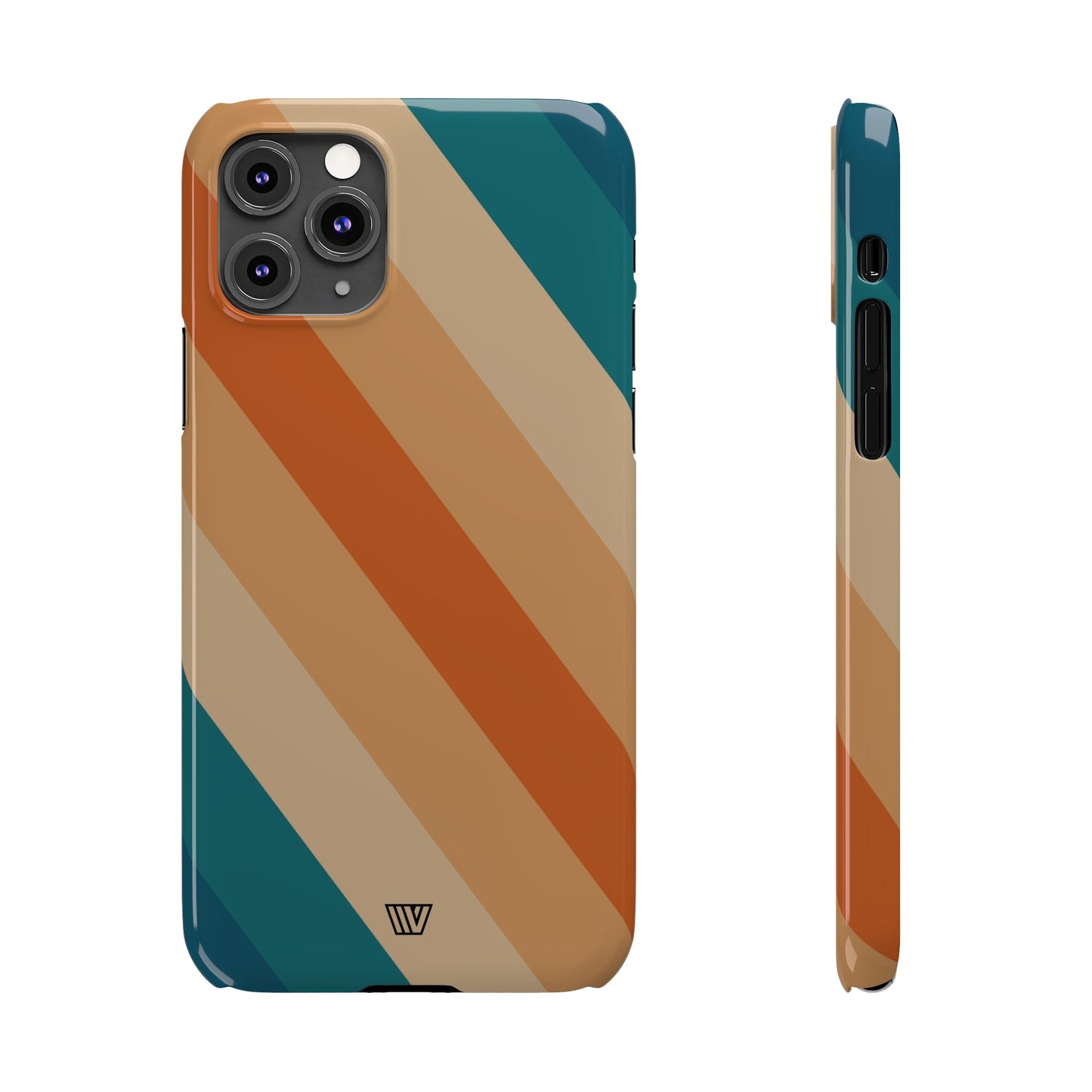 70s RETRO STRIPE | Slim iPhone Case