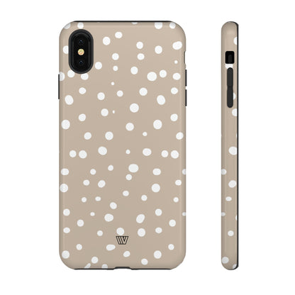 BEIGE DOTS | Tough Phone Case