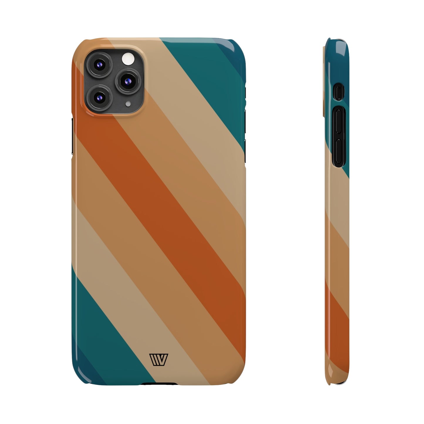 70s RETRO STRIPE | Slim iPhone Case