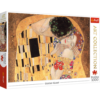 1000 Piece Jigsaw Puzzles, The Kiss by Gustav Klimt, Art Nouveau, Puzzle Art, Adult Puzzles, Trefl 10559