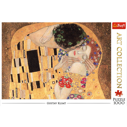 1000 Piece Jigsaw Puzzles, The Kiss by Gustav Klimt, Art Nouveau, Puzzle Art, Adult Puzzles, Trefl 10559