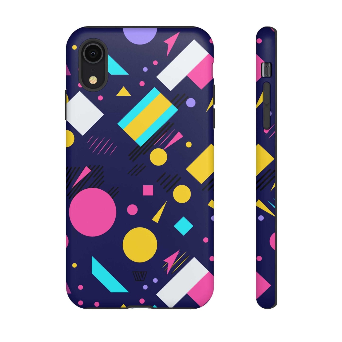 80s / 90s RETRO PATTERN DARK | Tough Phone Case