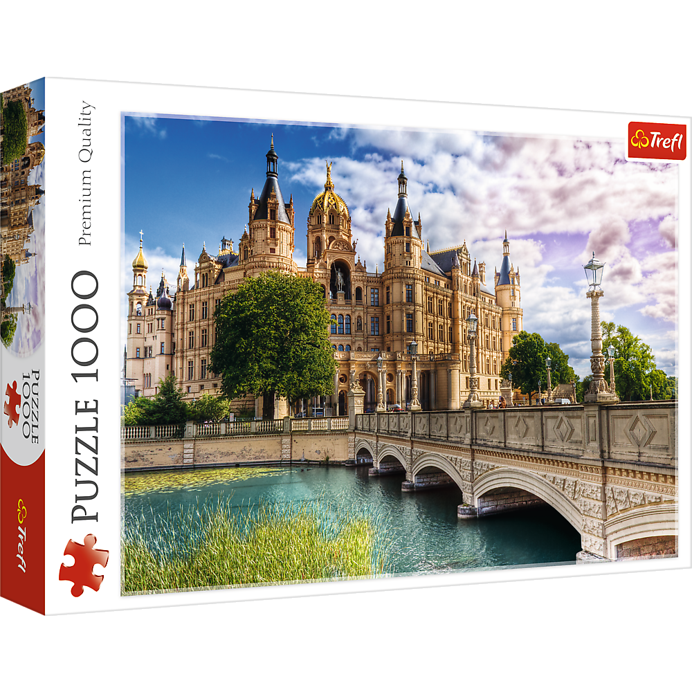 1000 piece Jigsaw Puzzles  -  Castle on the Island, History puzzle, Adult Puzzle, Trefl 10669