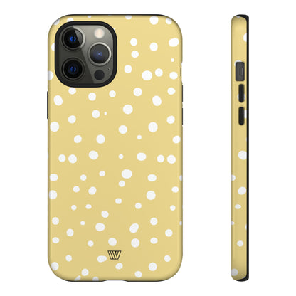 MUTED YELLOW DOTS | Tough Phone Case