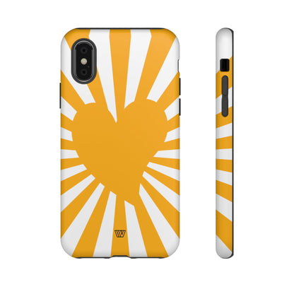 HEART SUN RAYS | Tough Phone Case