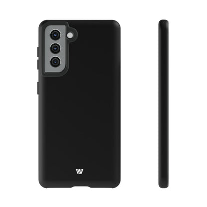 JET BLACK | Tough Phone Case