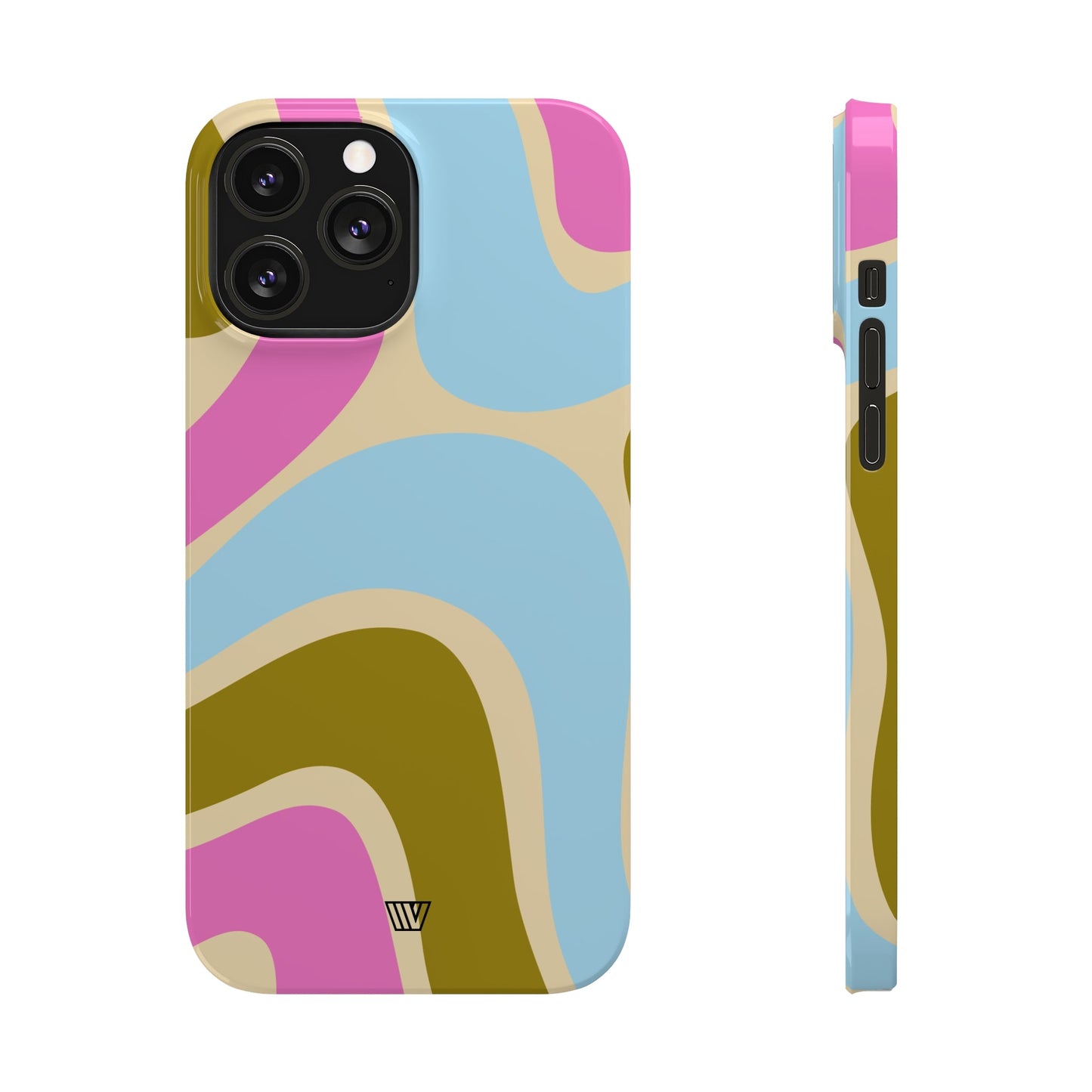 LARGE GROOVY WAVES | Slim iPhone Case