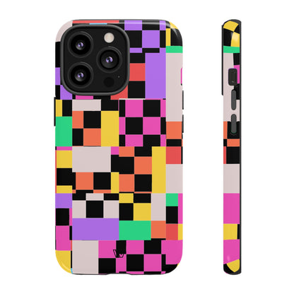 MASHED UP CHECKERBOARD | Tough Phone Case