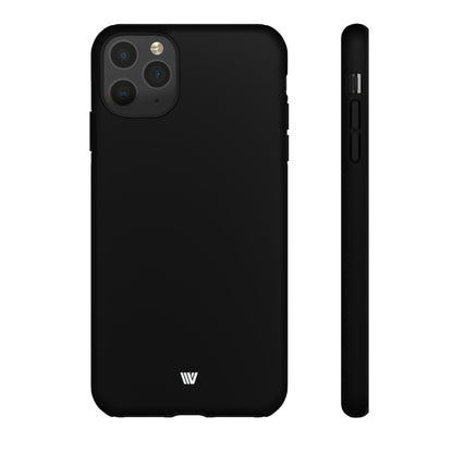 JET BLACK | Tough Phone Case