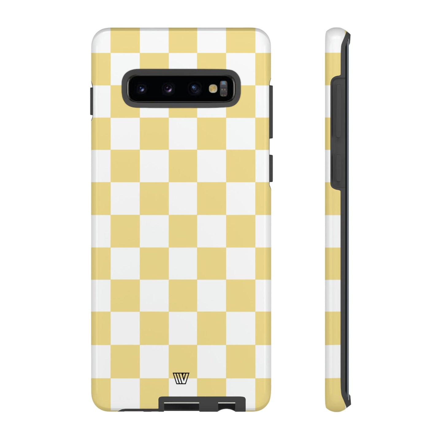 BANANA YELLOW CHECKERBOARD | Tough Phone Case