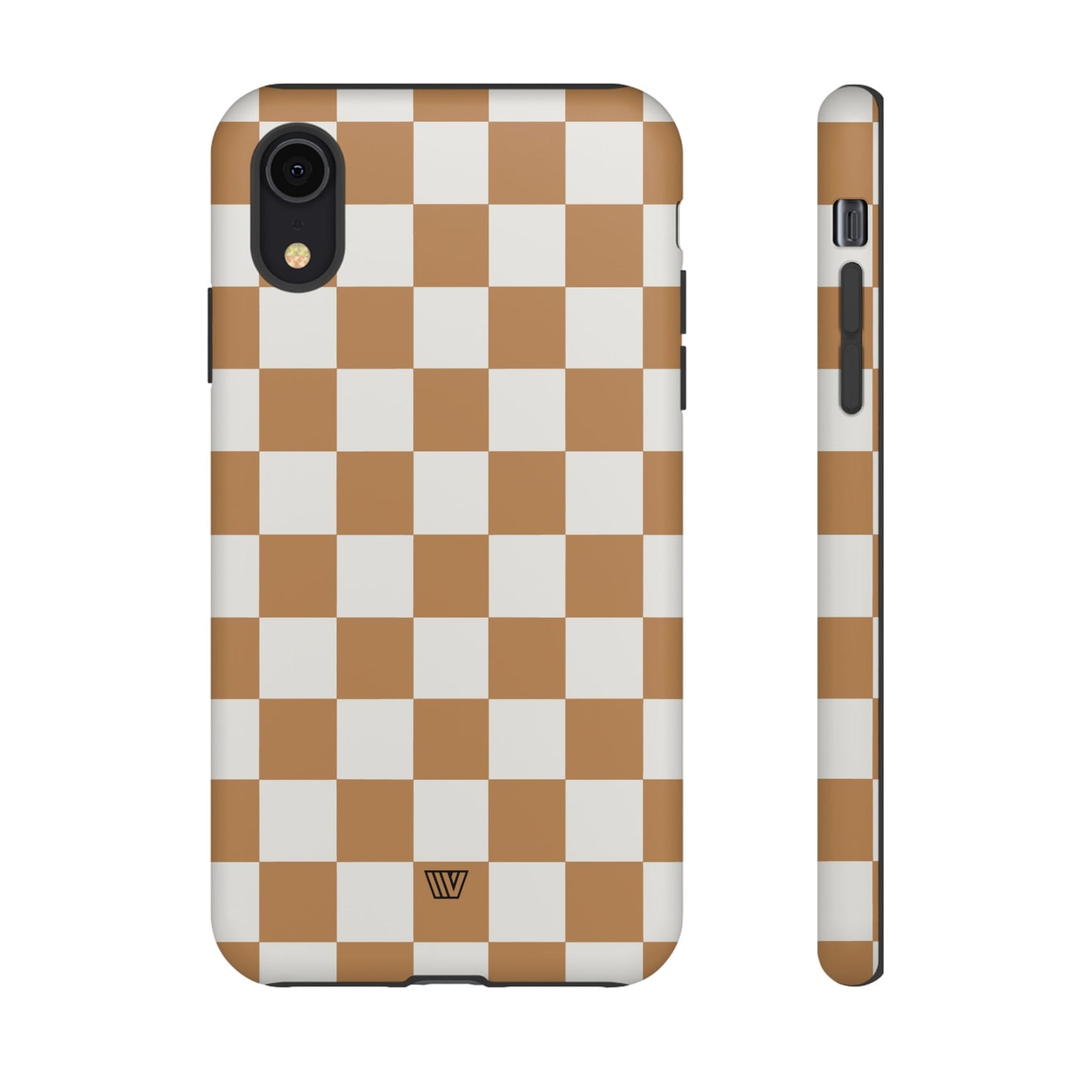 CHESTNUT CHECKERBOARD | Tough Phone Case