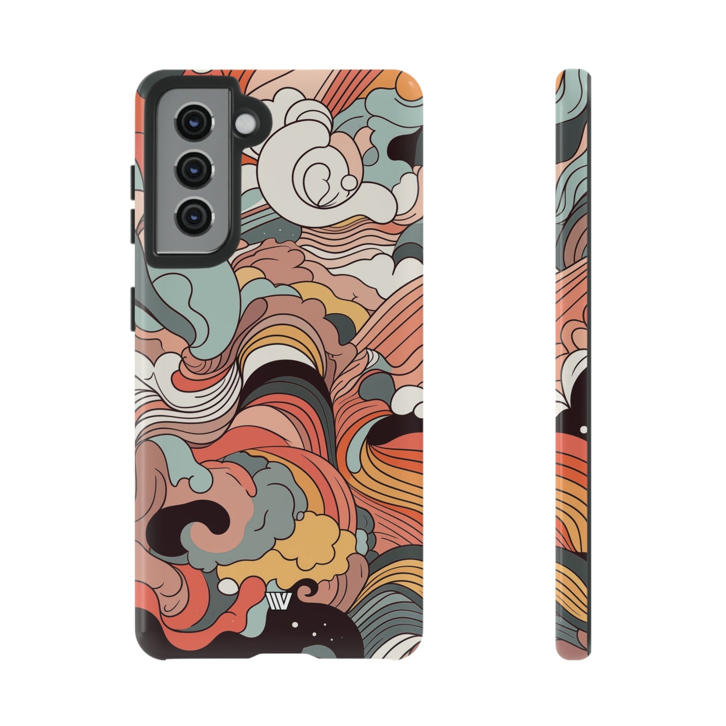 ABSTRACT DOODLE CLOUDS | Tough Phone Case