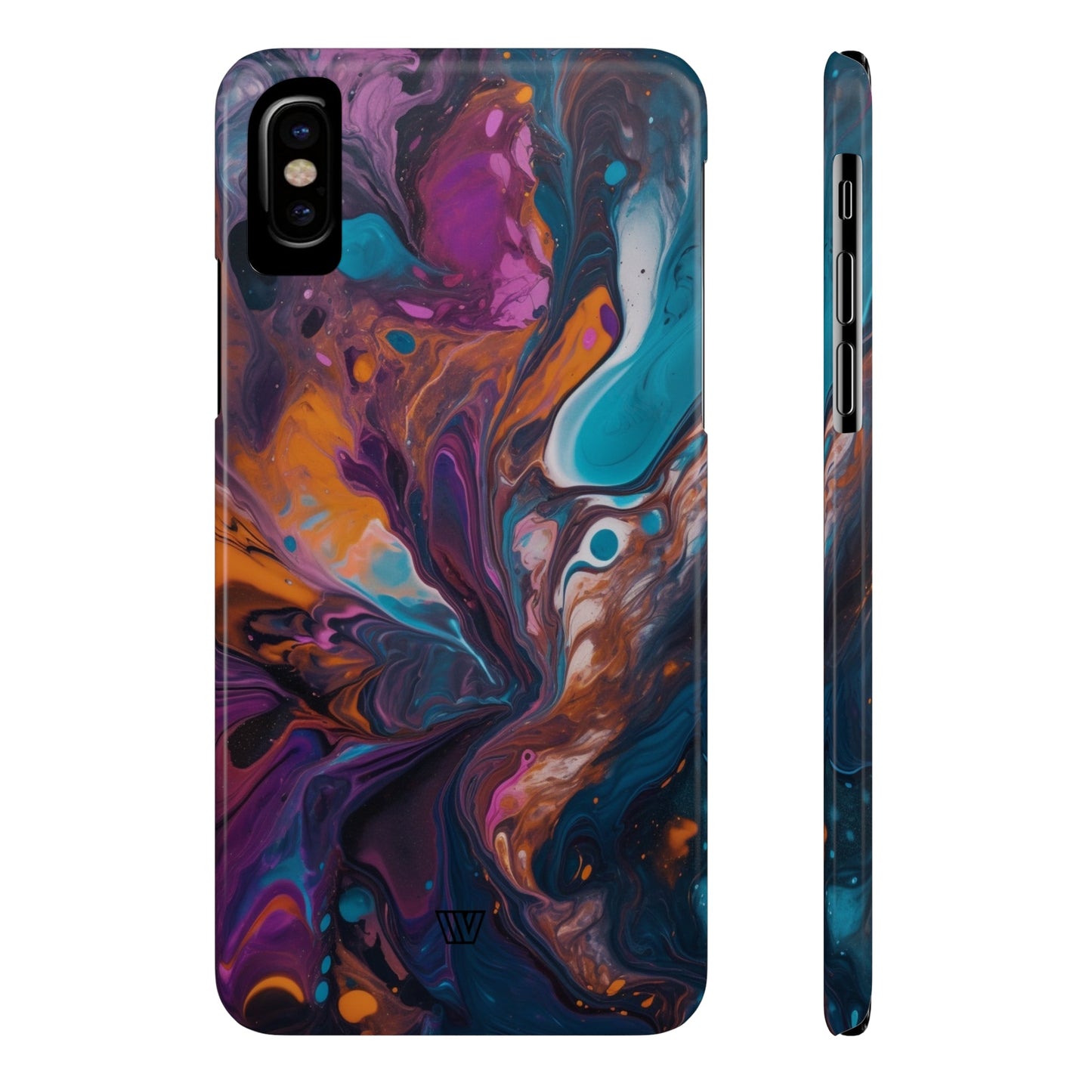 COSMIC PAINT SWIRL | Slim iPhone Case