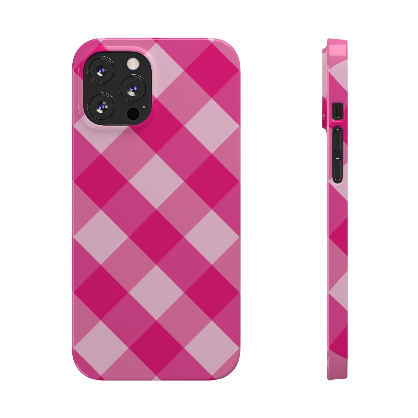 HOT PINK CLOTH Pattern  | Slim iPhone Case